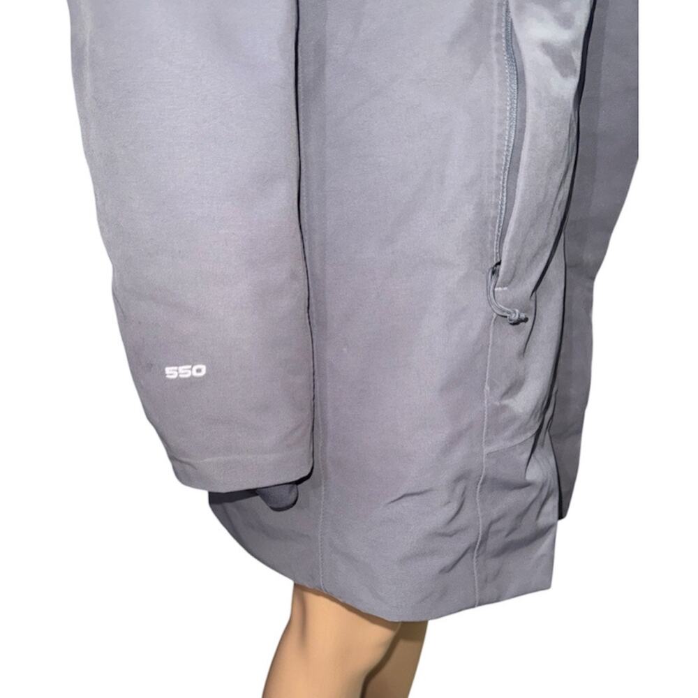 The North Face Charcoal Gray Long Hooded Winter Parka Full Zip Size S - Picture 8 of 9